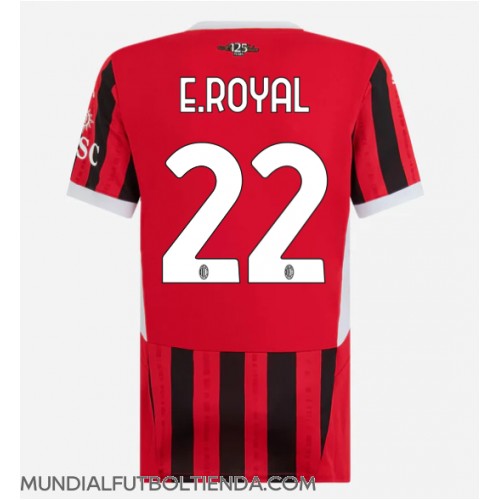 Camiseta AC Milan Emerson Royal #22 Primera Equipación Replica 2024-25 para mujer mangas cortas